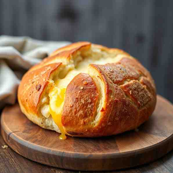 Luxembourgish Melted Cheese Bread - Easy Kachkéis Recipe